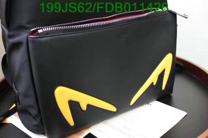 Fendi Bag-(Mirror)-Backpack-,Code: FDB011426,$: 199USD