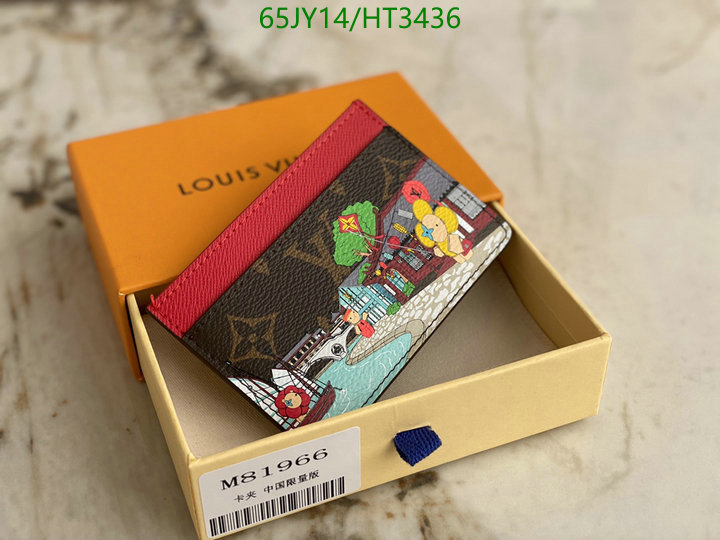 LV Bags-(Mirror)-Wallet-,Code: HT3436,$: 65USD