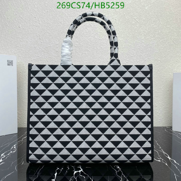 Prada Bag-(Mirror)-Handbag-,Code: HB5259,$: 269USD