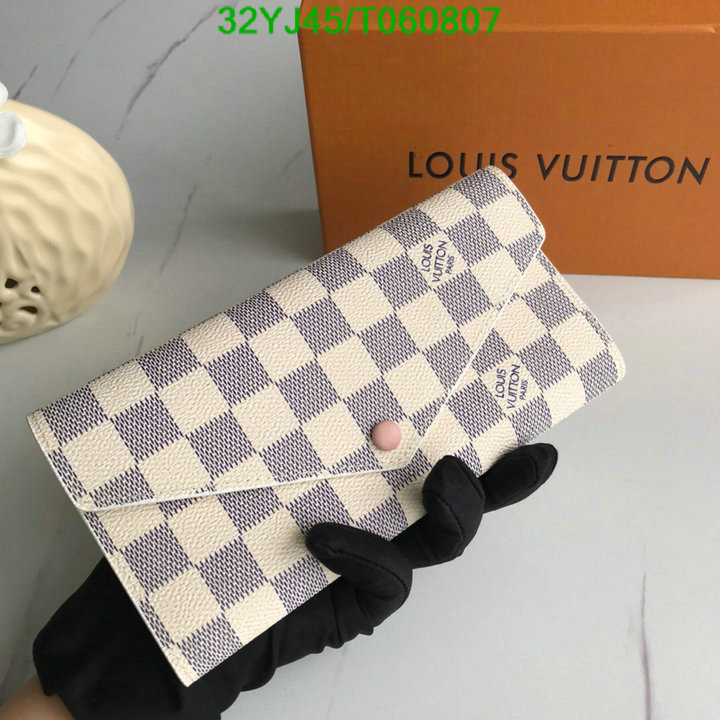 LV Bags-(4A)-Wallet-,Code: T060807,$: 32USD