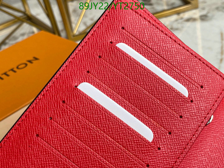 LV Bags-(Mirror)-Wallet-,Code: YT2750,$: 89USD