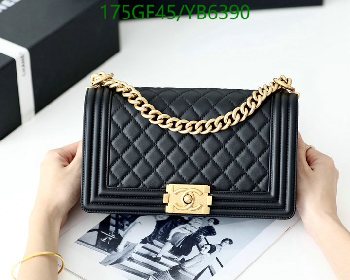 Chanel Bags -(Mirror)-Le Boy,Code: YB6390,$: 175USD