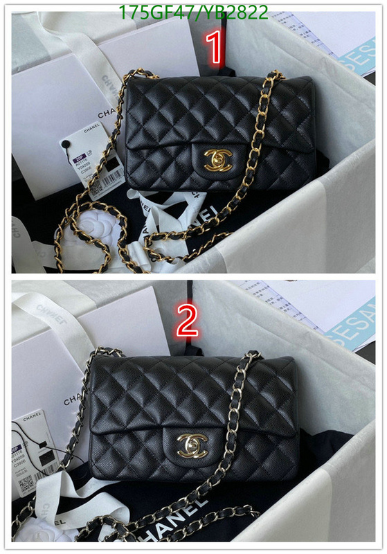 Chanel Bags -(Mirror)-Diagonal-,Code: YB2822,$: 175USD