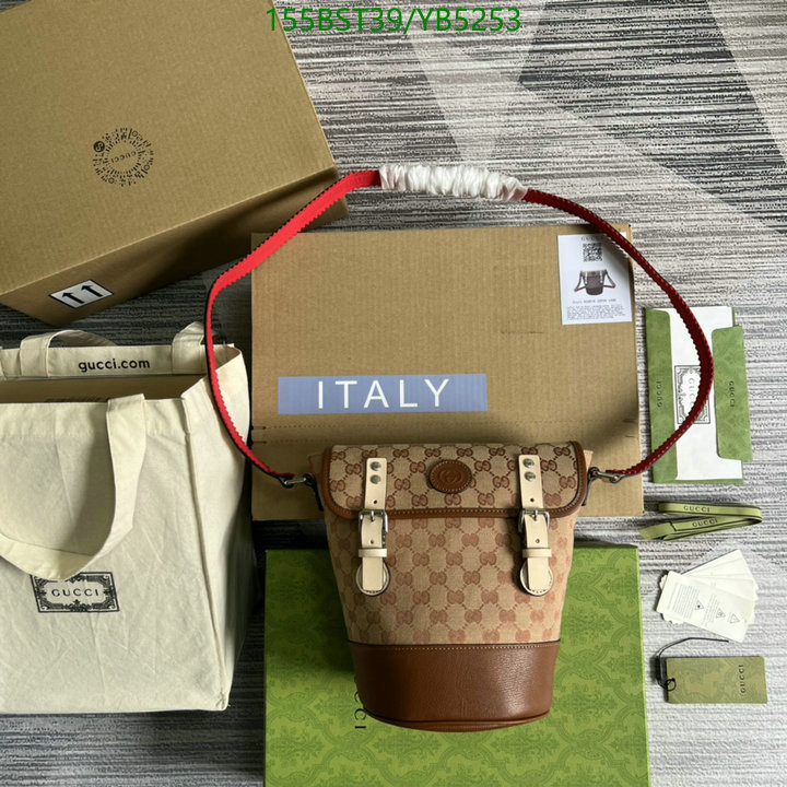 Gucci Bag-(Mirror)-Diagonal-,Code: YB5253,$: 155USD