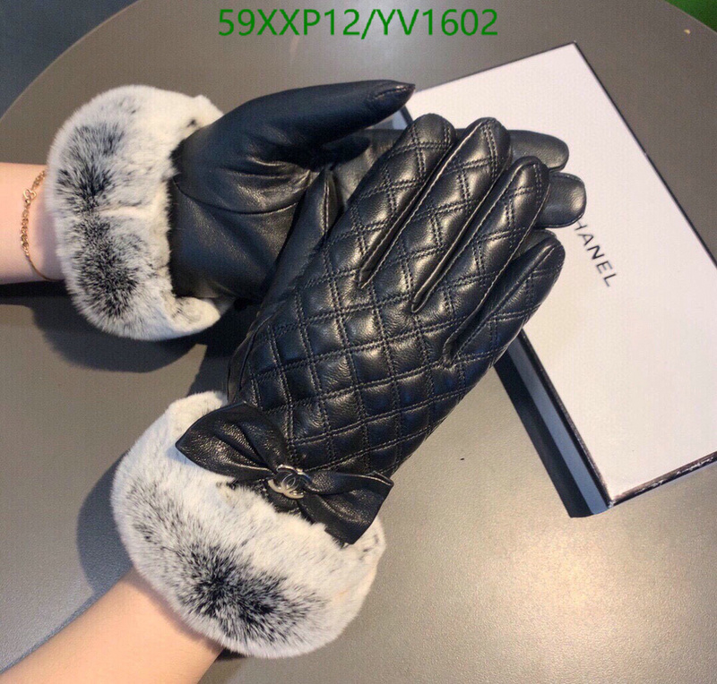 Gloves-Chanel, Code: YV1602,$: 59USD