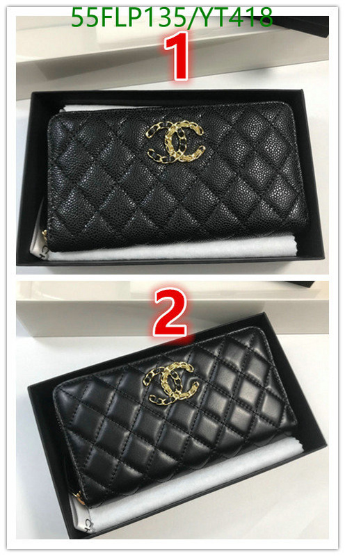 Chanel Bags ( 4A )-Wallet-,Code: YT418,$: 55USD