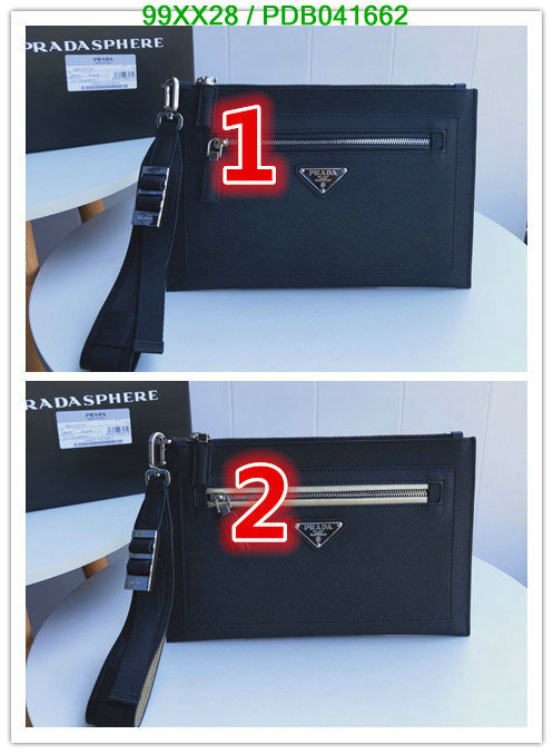 Prada Bag-(Mirror)-Clutch-,Code: PDB041662,$: 99USD