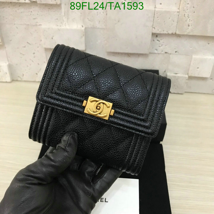 Chanel Bags -(Mirror)-Wallet-,Code: TA1593,$: 89USD