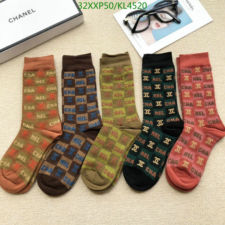 Sock-Chanel,Code: KL4520,$: 32USD