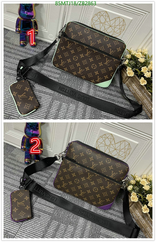 LV Bags-(4A)-Pochette MTis Bag-Twist-,Code: ZB2863,$: 85USD