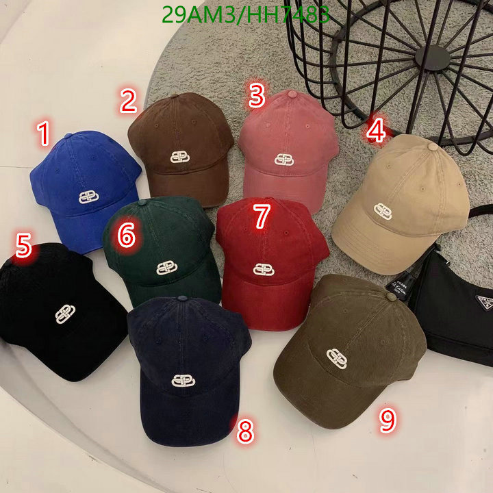 Cap -(Hat)-Balenciaga, Code: HH7483,$: 29USD