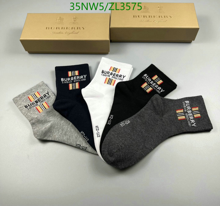 Sock-Burberry, Code: ZL3575,$: 35USD