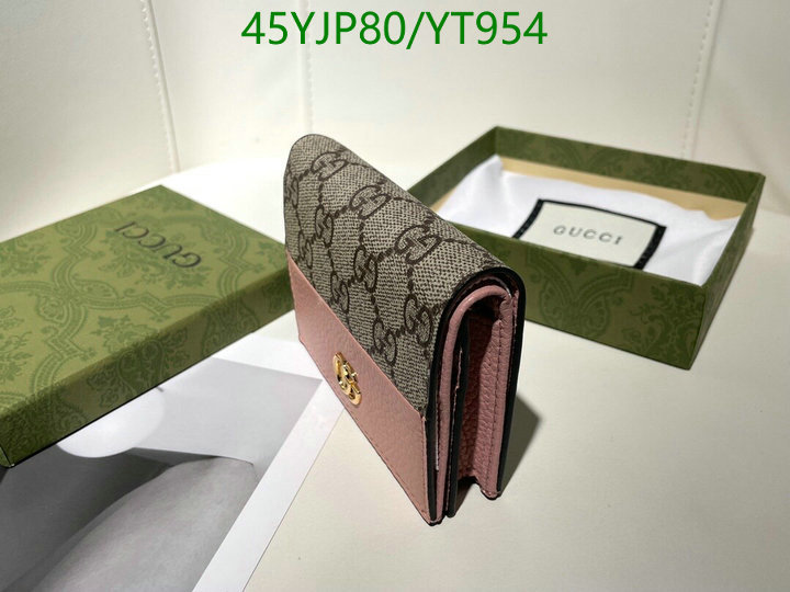 Gucci Bag-(4A)-Wallet-,Code: YT954,$: 45USD