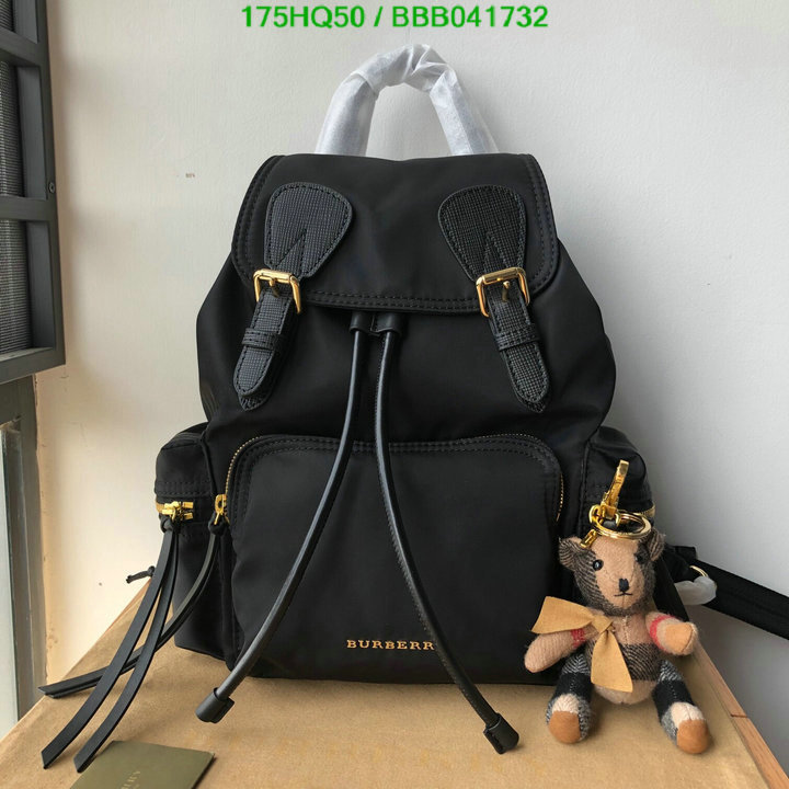 Burberry Bag-(Mirror)-Backpack-,Code: BBB041732,$: 175USD