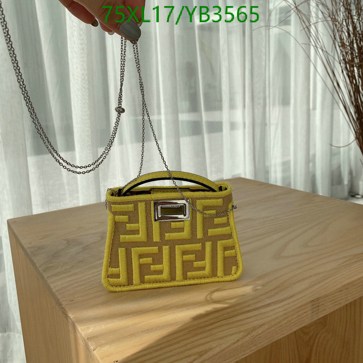 Fendi Bag-(4A)-Diagonal-,Code: YB3565,$: 75USD