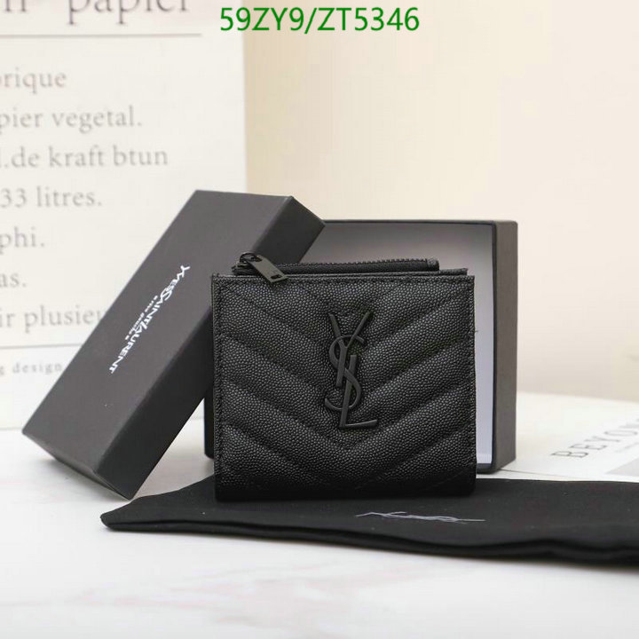 YSL Bag-(4A)-Wallet-,Code: ZT5346,$: 59USD