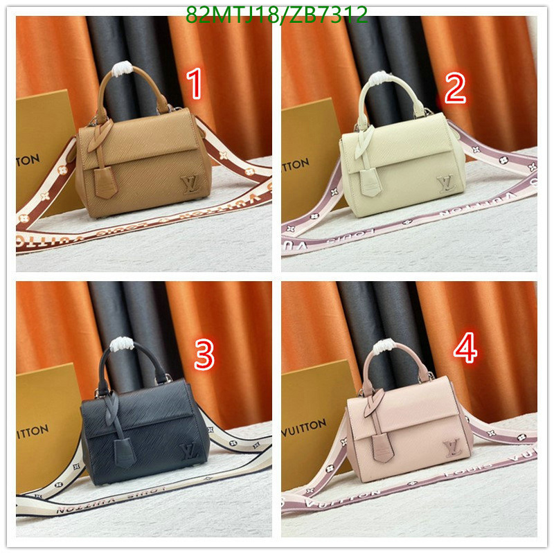LV Bags-(4A)-Handbag Collection-,Code: ZB7312,$: 82USD