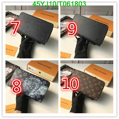 LV Bags-(4A)-Wallet-,Code: T061803,$: 45USD