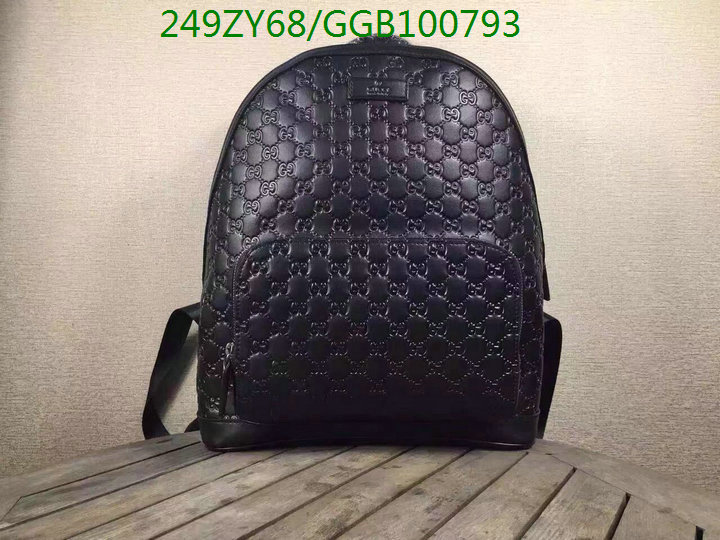 Gucci Bag-(Mirror)-Backpack-,Code: GGB100793,$:249USD