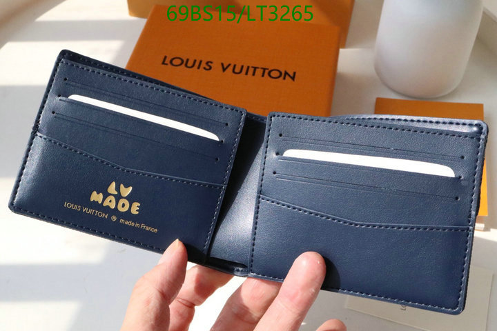 LV Bags-(Mirror)-Wallet-,Code: LT3265,$: 69USD