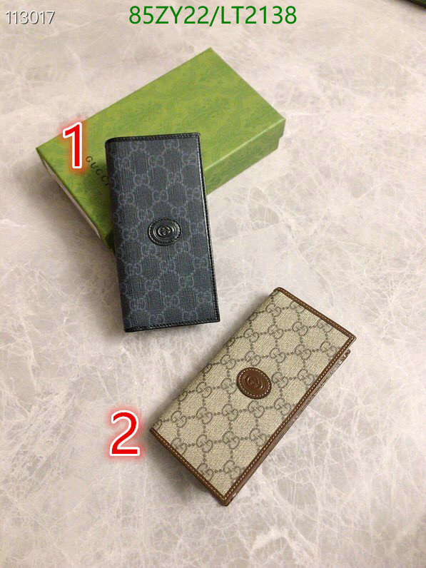 Gucci Bag-(Mirror)-Wallet-,Code: LT2138,$: 85USD