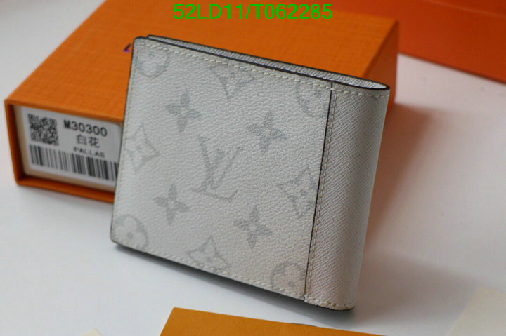 LV Bags-(Mirror)-Wallet-,Code: T062285,$: 52USD