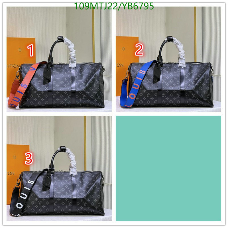 LV Bags-(4A)-Keepall BandouliRe 45-50-,Code: YB6795,$: 109USD