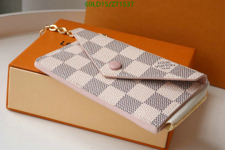 LV Bags-(Mirror)-Wallet-,Code: ZT1537,$: 69USD