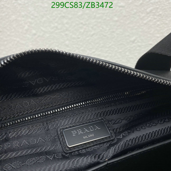 Prada Bag-(Mirror)-Diagonal-,Code: ZB3472,$: 299USD