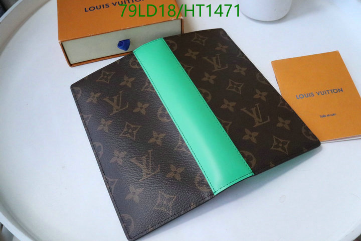 LV Bags-(Mirror)-Wallet-,Code: HT1471,$: 79USD