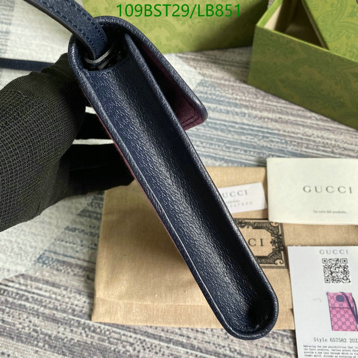 Gucci Bag-(Mirror)-Diagonal-,Code: LB851,$: 109USD