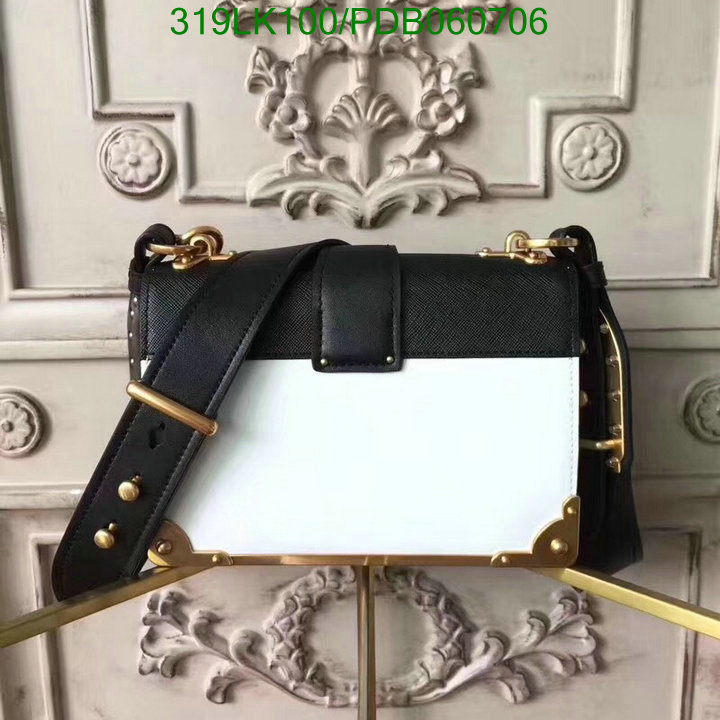 Prada Bag-(Mirror)-Diagonal-,Code: PDB060706,$: 319USD