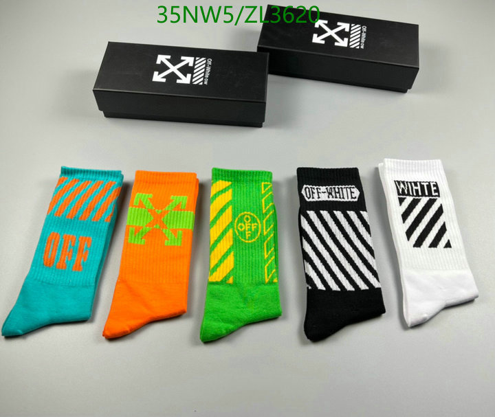 Sock-Off-White, Code: ZL3620,$: 35USD