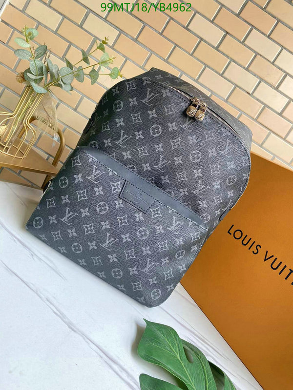 LV Bags-(4A)-Backpack-,Code: YB4962,$: 99USD