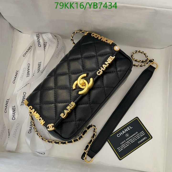 Chanel Bags ( 4A )-Diagonal-,Code: YB7434,$: 79USD