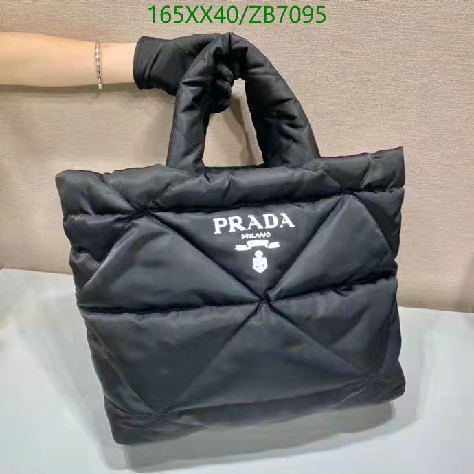 Prada Bag-(Mirror)-Handbag-,Code: ZB7095,$: 165USD