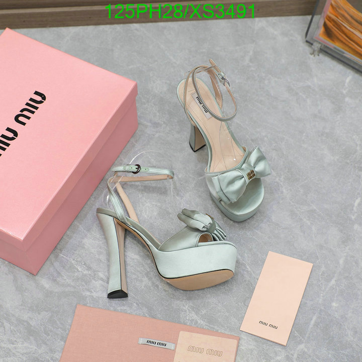 Women Shoes-Miu Miu, Code: XS3491,$: 125USD