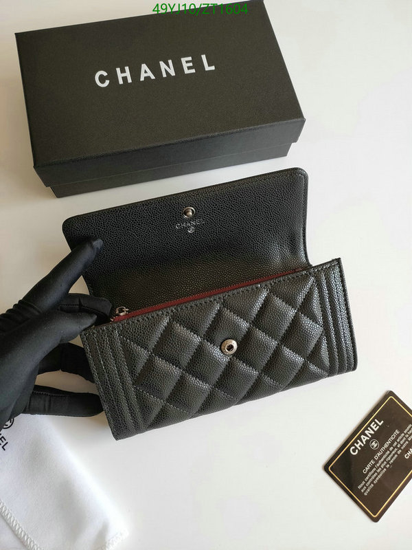 Chanel Bags ( 4A )-Wallet-,Code: ZT1604,$: 49USD