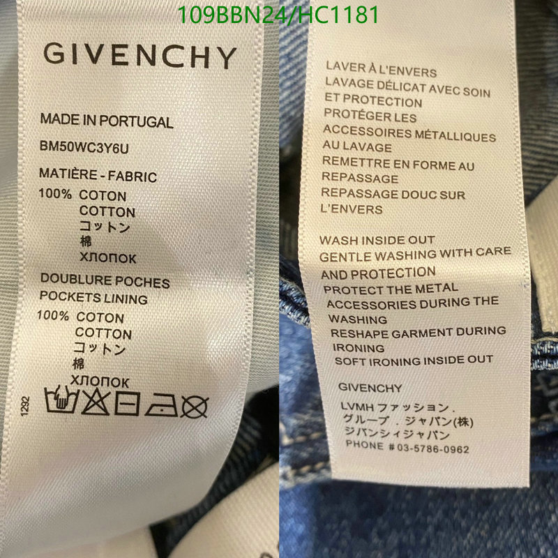 Clothing-Givenchy, Code: HC1181,$: 109USD