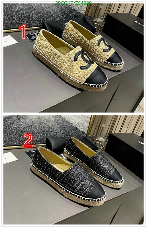 Women Shoes-Chanel,Code: ZS4989,$: 89USD