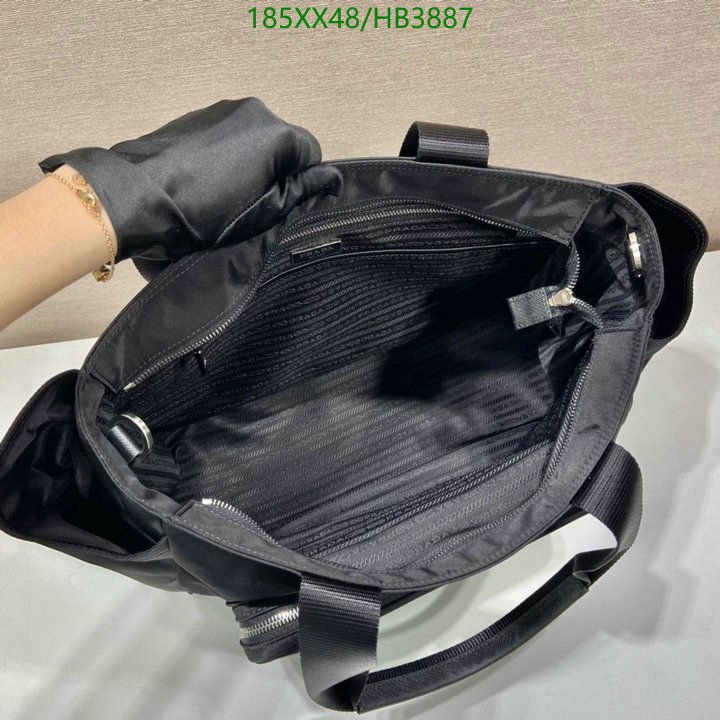 Prada Bag-(Mirror)-Handbag-,Code: HB3887,$: 185USD