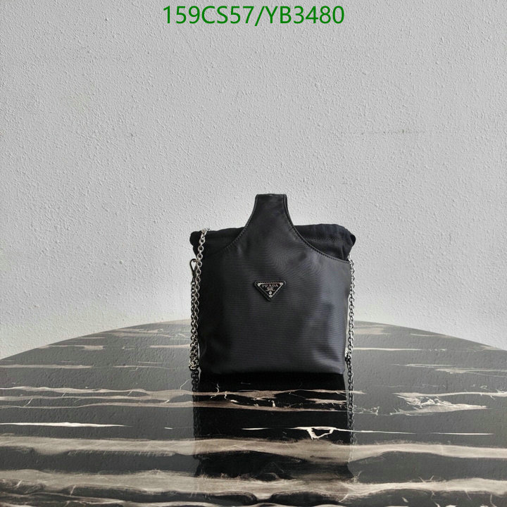 Prada Bag-(Mirror)-Diagonal-,Code: YB3480,$: 159USD