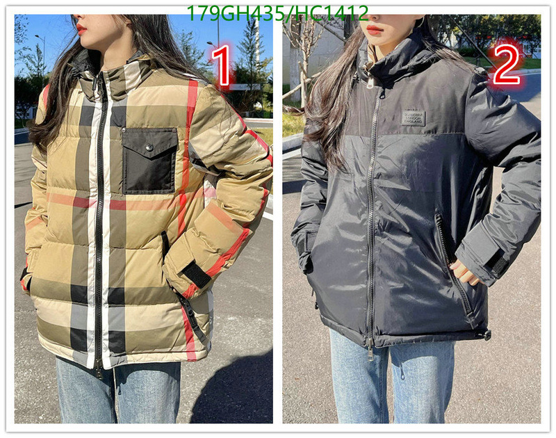 Down jacket Women-Burberry, Code: HC1412,$: 179USD