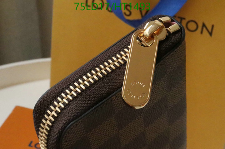 LV Bags-(Mirror)-Wallet-,Code: HT1493,$: 75USD