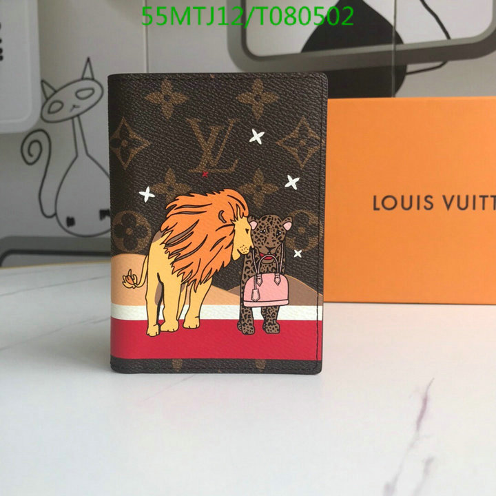 LV Bags-(4A)-Wallet-,Code: T080502,$: 55USD