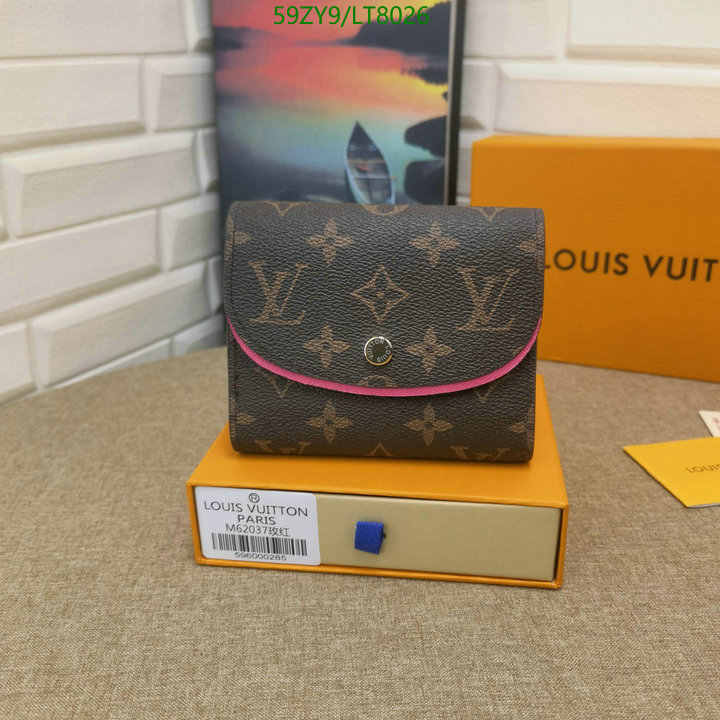 LV Bags-(4A)-Wallet-,Code: LT8026,$: 59USD
