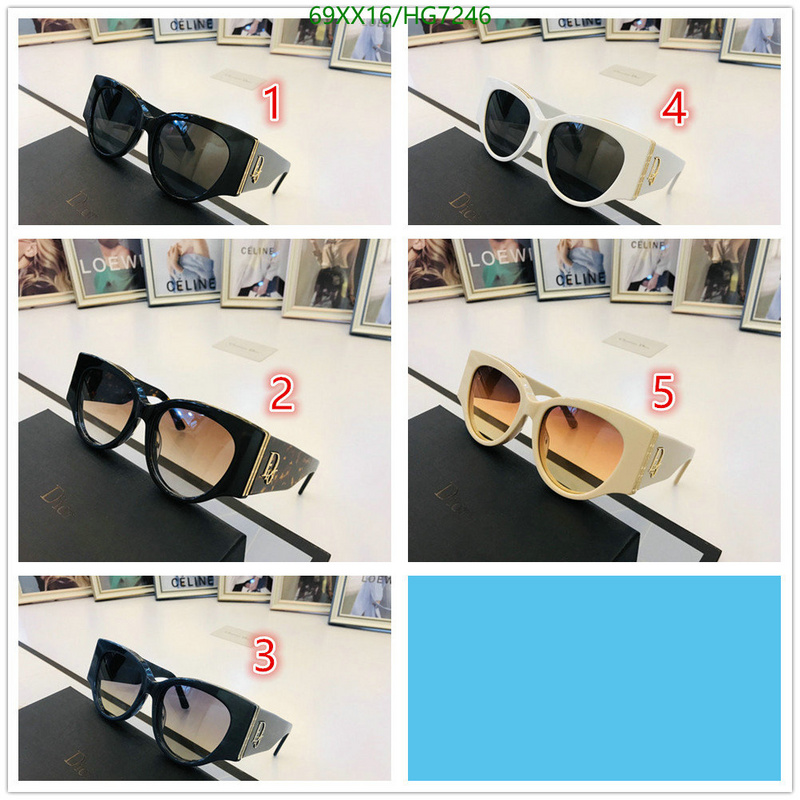 Glasses-Dior,Code: HG7246,$: 69USD