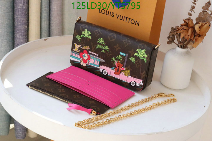 LV Bags-(Mirror)-Wallet-,Code: YT5795,$: 125USD