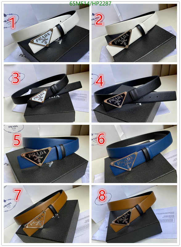 Belts-Prada, Code: HP2287,$: 65USD