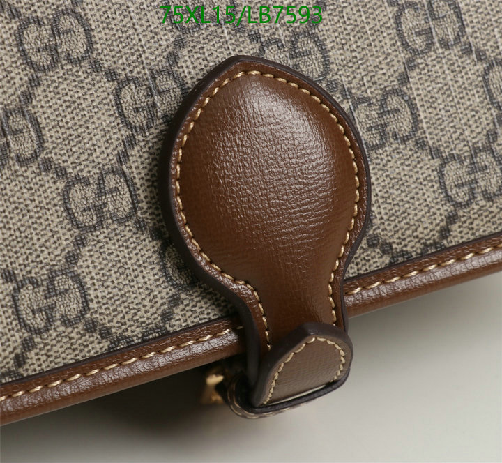 Gucci Bag-(4A)-Diagonal-,Code: LB7593,$: 75USD